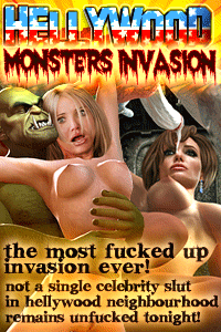 Nothing makes a real slut scream of pleasure louder than a big monster's cock!